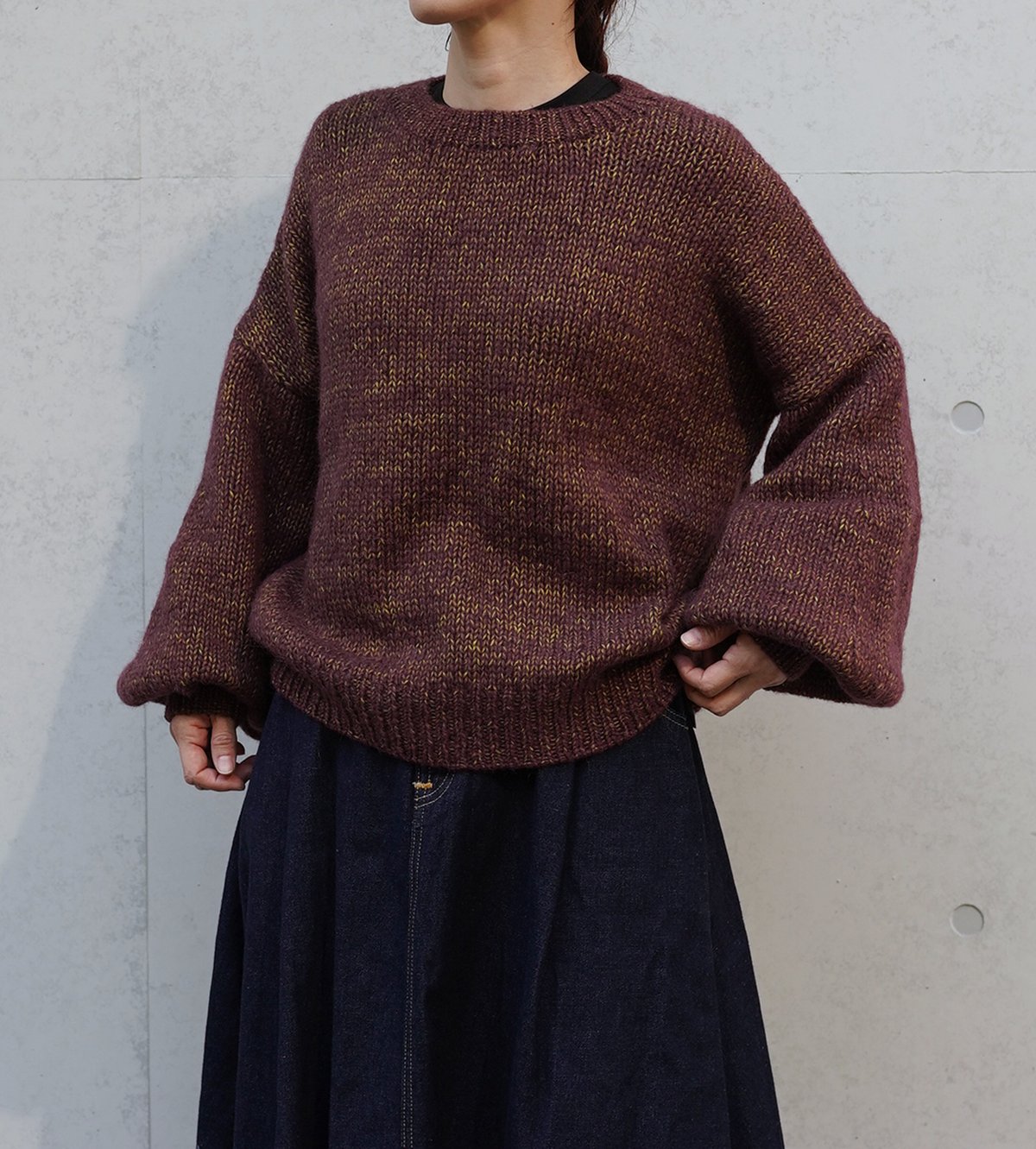 その他 Siu Ming The Daruma by kila cheung x hk DARUMA ボリュームスリーブプルオーバー キット（Lサイズ） | ニット