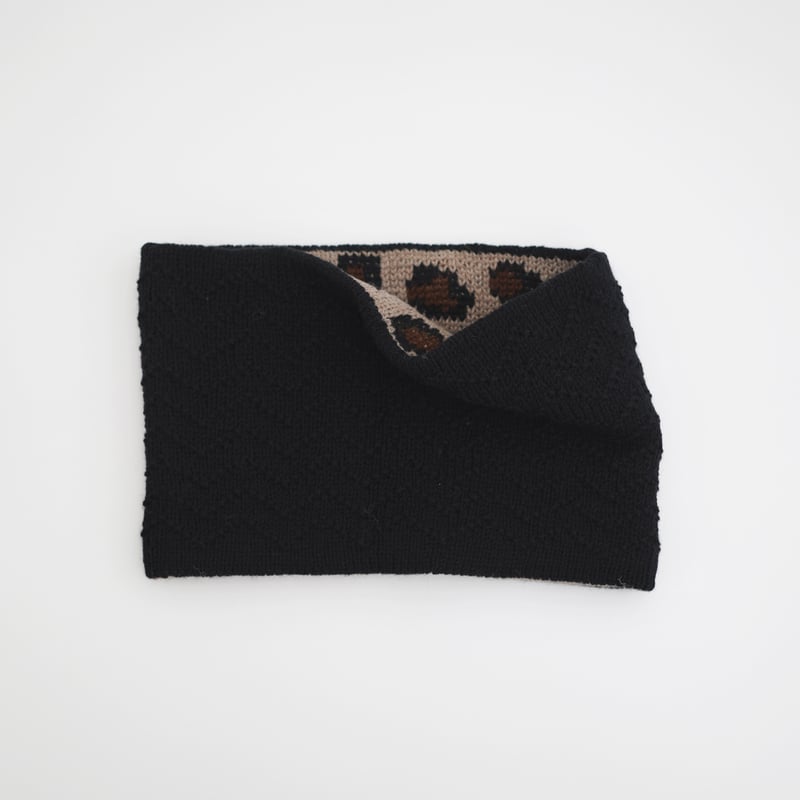 定価55.000円　カズユキクマガイ　ウールアルパカニット ウールアルパカセーター (黒杢)−KN-32− | mienisi