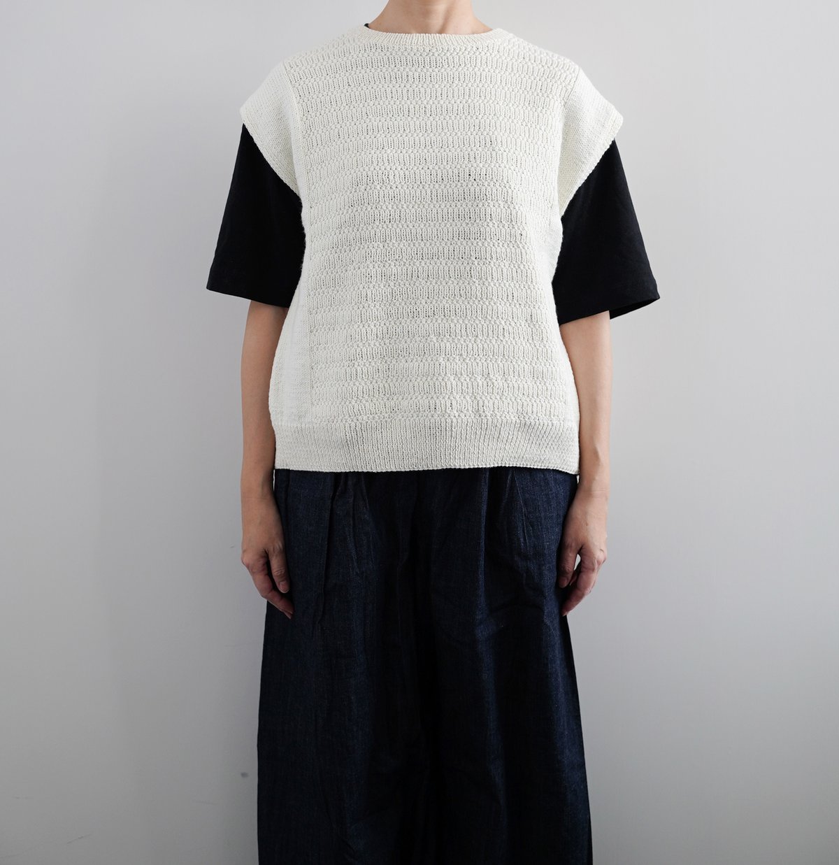 SOMEYA バックスリットショートベスト SOMEYA バックスリット