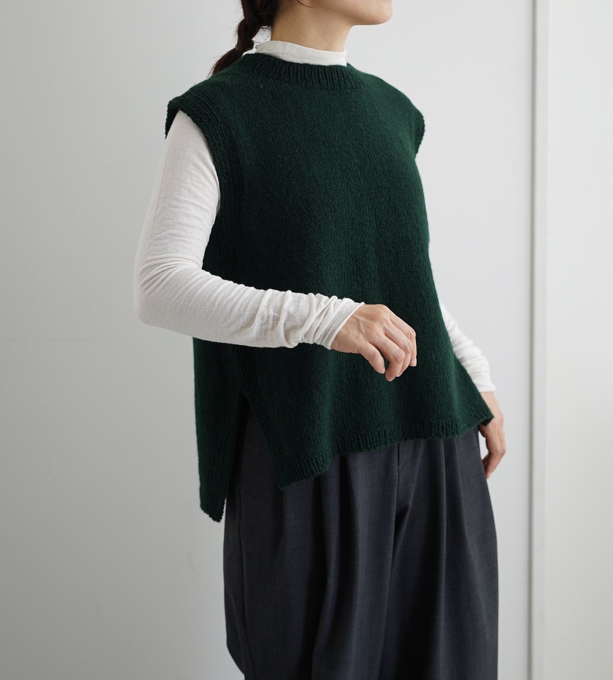 DARUMA スリットニットベスト キット（M、L共通玉数） | ニット