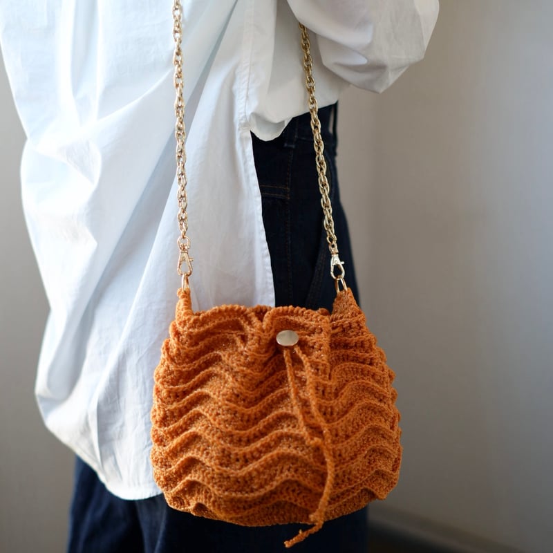 TWINKLE ウェーブバケットバッグ キット | ニットショップまつや