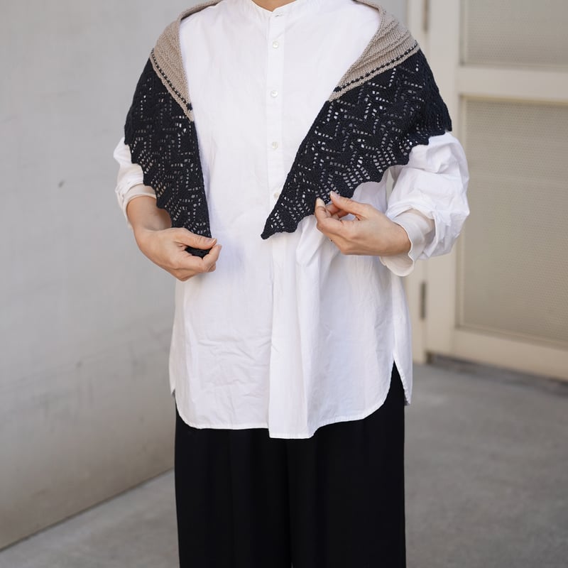 DARUMA 2026春夏新作 トライアングルレースショール キット | ニット