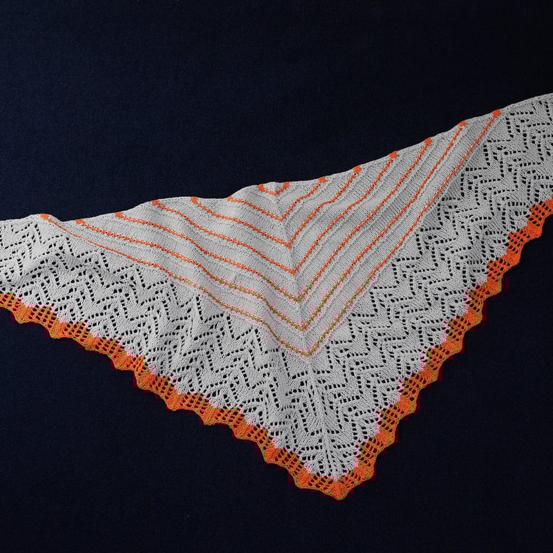 DARUMA 2026春夏新作 トライアングルレースショール キット | ニット