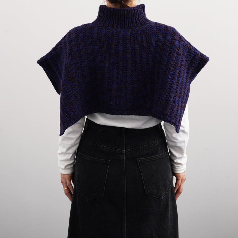 【ユキさま】 ソブ　ケープ DARUMA ハイネックケープ | ニットショップまつや