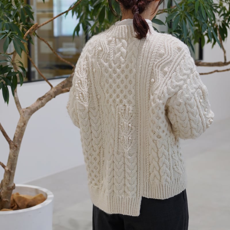 DARUMA パッチワークモチーフセーター キット | ニットショップまつや