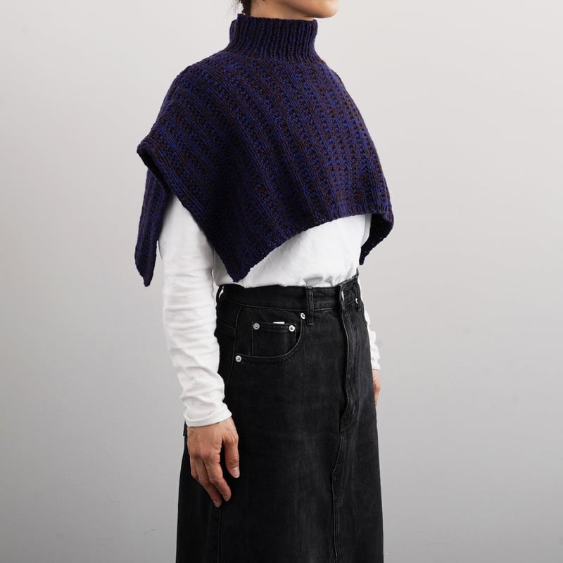DARUMA ハイネックケープ | ニットショップまつや