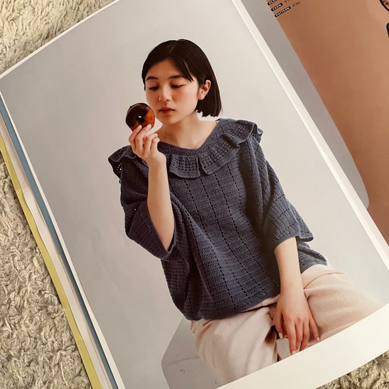 極美品 ダーマコレクション 洗える フリルブラウス 日本製 ブル― 青 極美品 ダーマコレクション 洗える フリルブラウス 日本製 ブル