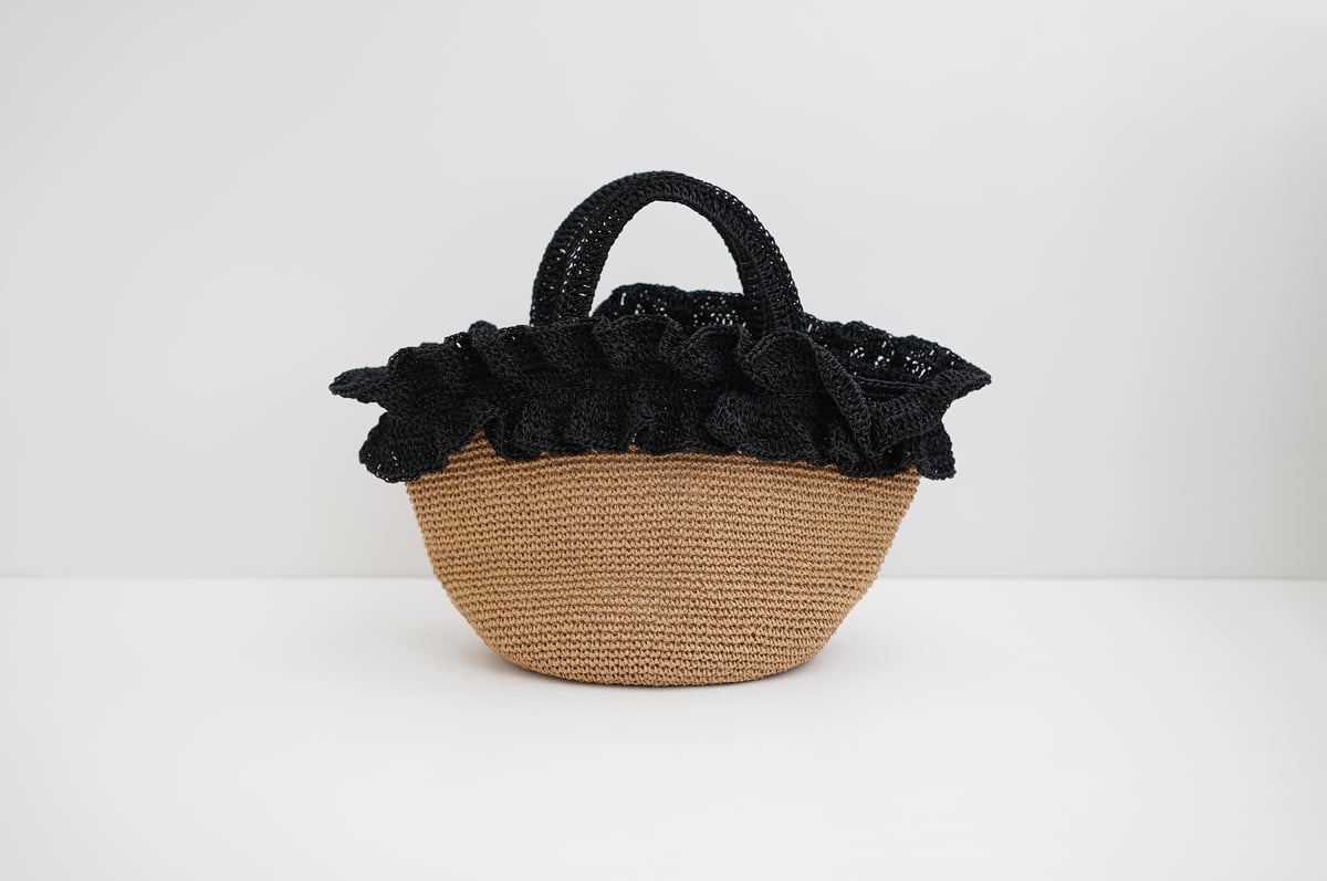 DARUMA フリルマルシェバッグキット | ニットショップまつや