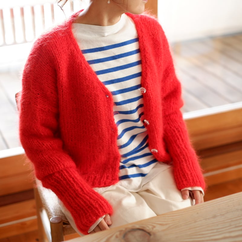 LANKALIMON」掲載モヘヤカーディガンキット | ニットショップまつや LANKALIMON」掲載モヘヤカーディガンキット | ニットショップまつや