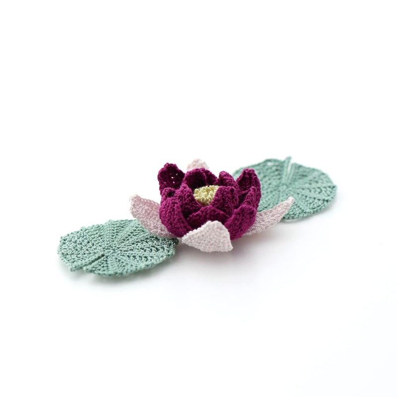 睡蓮」/金票40番レース糸カラーパレットGold Label No.40 | ニット