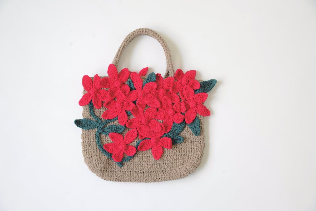 メル２５３３８さま専用ハンドメイド 花モチーフ トートバッグ ２個 サマンサモスモス 花モチーフトートバッグ - メルカリ