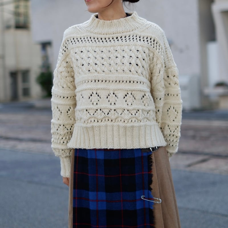 DARUMA オープンワークプルオーバーキット | ニットショップまつや