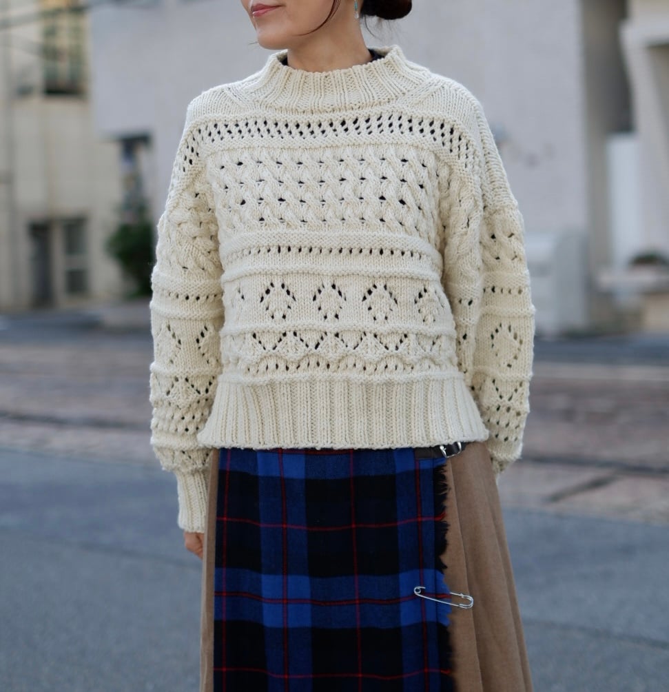 DARUMA オープンワークプルオーバーキット | ニットショップまつや