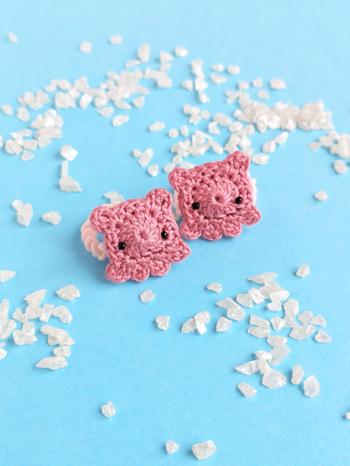 めんだこ ベビーヘアクリップ ヘアピン ヘアゴム メンダコ タコ めんだこ ベビーヘアクリップ ヘアピン ヘアゴム メンダコ タコ