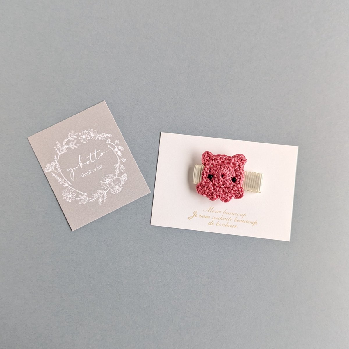 メンダコのベビーヘアクリップ | yukotto's STORE