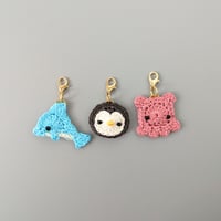 海の生き物　ファスナーチャーム