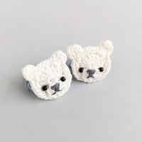 しろくまのベビーヘアゴム