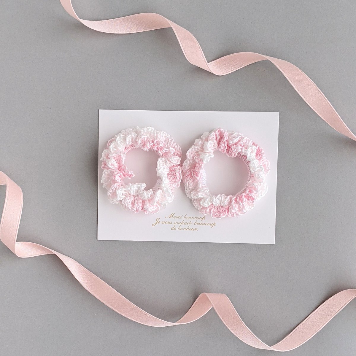 【2ヶ組¥600】ベビーシュシュ♡ペットシュシュ♡ミニシュシュ ベビーシュシュ 全8色 | yukotto's STORE