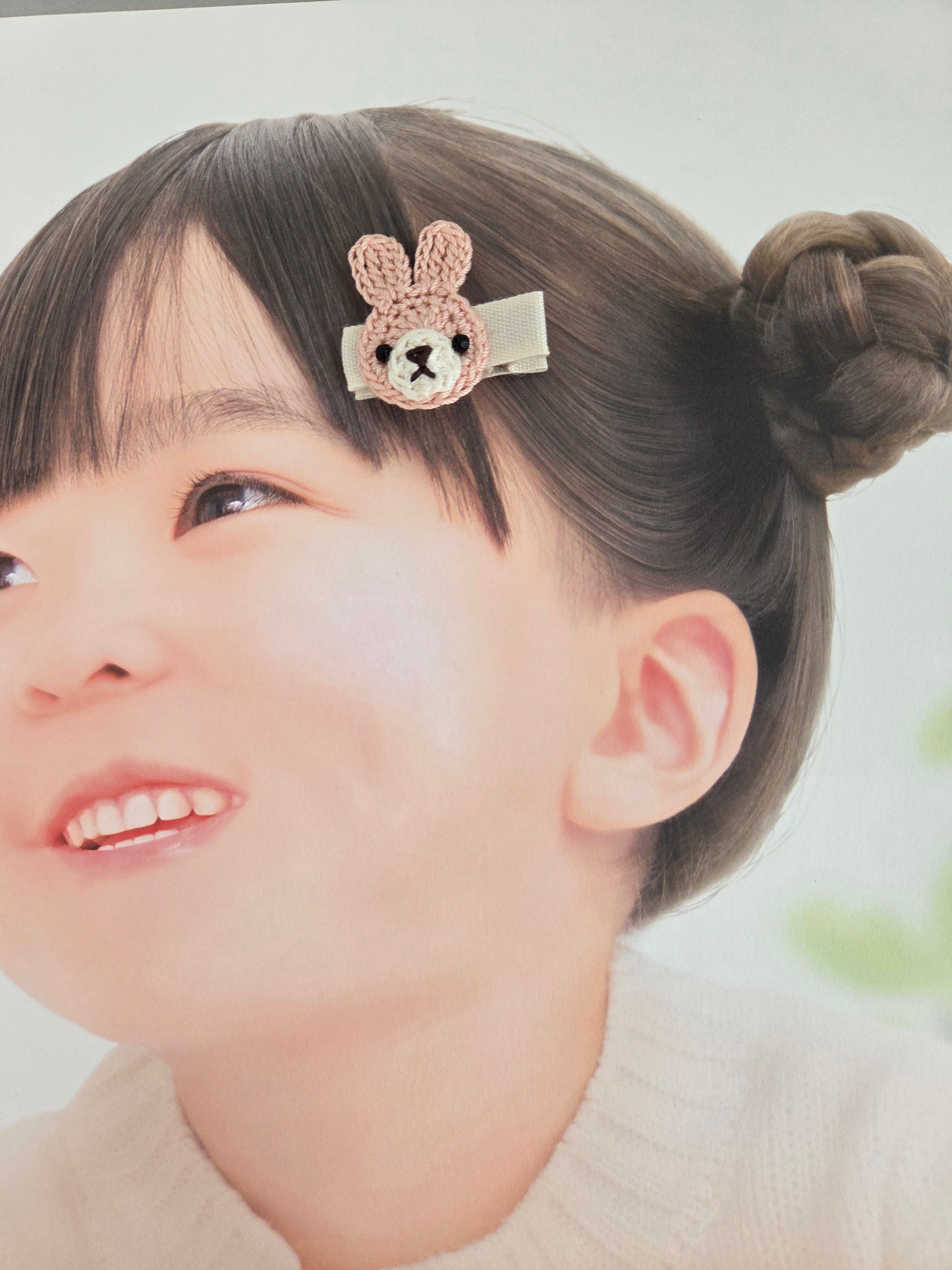 うさぎのベビーヘアクリップ | yukotto's STORE