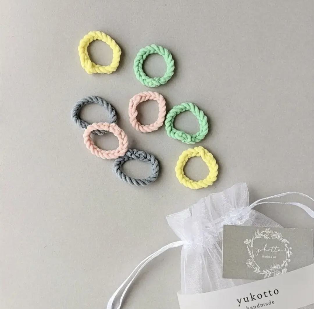 ベビーヘアゴム 8個入り | yukotto's STORE