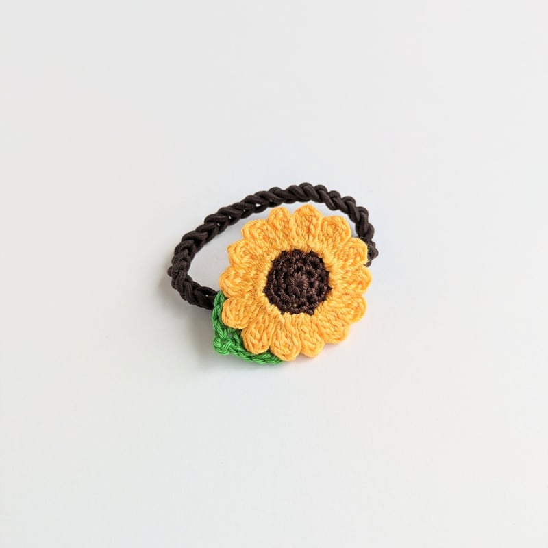 ひまわりのヘアゴム 大人用 | yukotto's STORE
