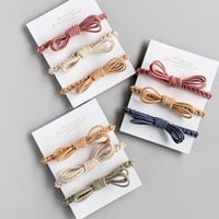 リボンヘアゴム3色セット　大人用