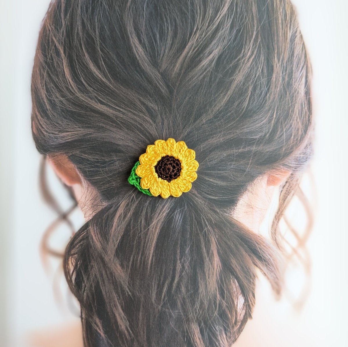 ひまわりのヘアゴム 大人用 | yukotto's STORE