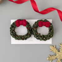 クリスマス　ベビーシュシュ