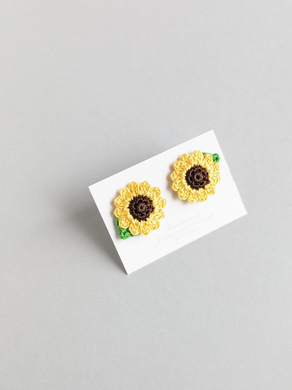 ひまわりのベビーヘアゴム | yukotto's STORE