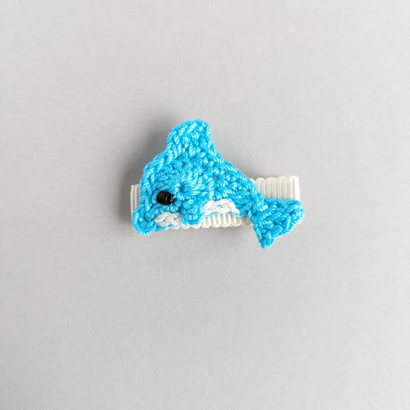 動物 ベビー ヘアクリップ 送料込み♡2つセット！編み動物のベビーヘアクリップ 雑貨・その他