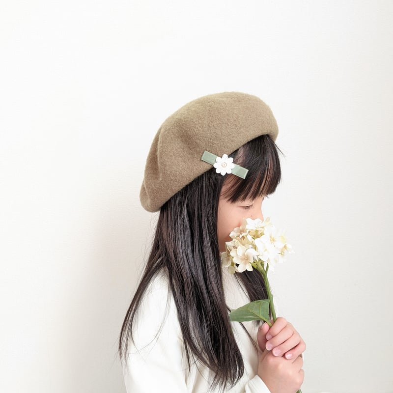 マーガレットのヘアクリップ大 全5色 | yukotto's STORE