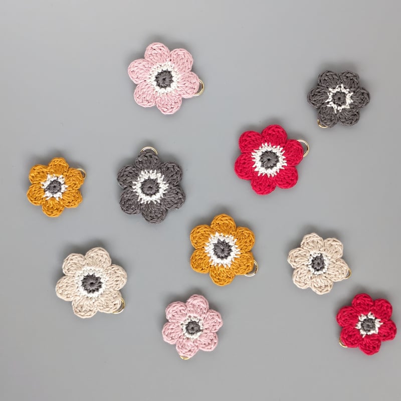 北欧の花 ファスナーチャーム | yukotto's STORE