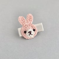 うさぎのベビーヘアクリップ