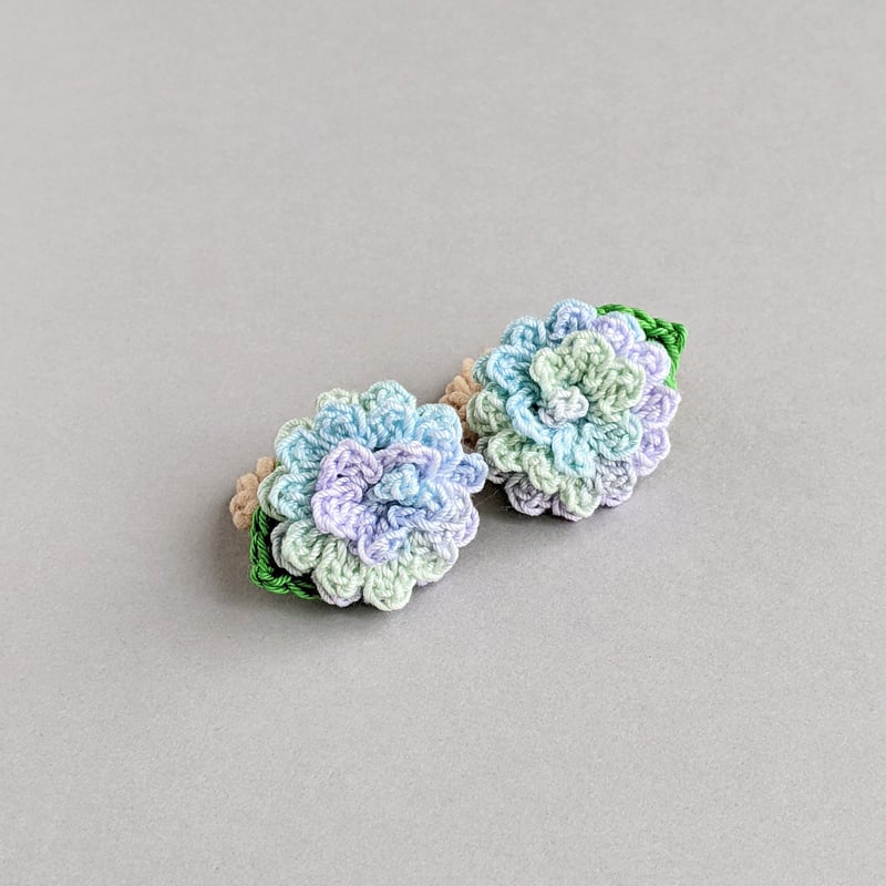 紫陽花のベビーヘアゴム | yukotto's STORE