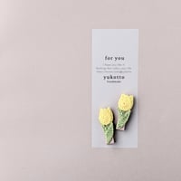 レモンとオレンジのベビーヘアクリップ | yukotto's STORE