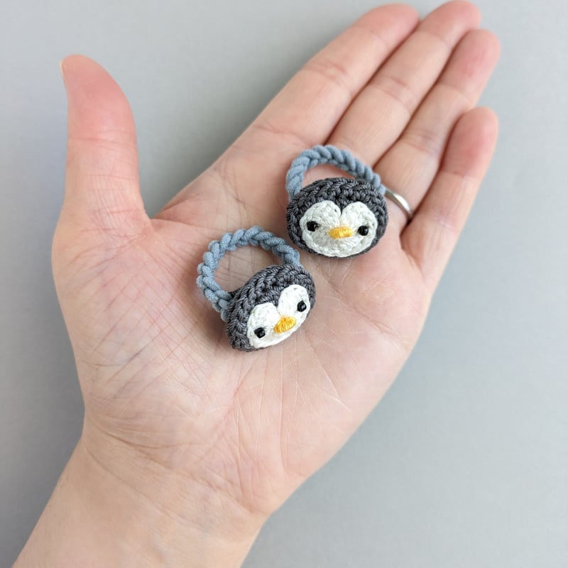 ペンギンのベビーヘアゴム | yukotto's STORE