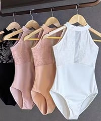 ノースリーブバックレスレオタード