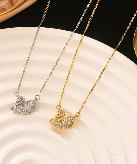 バレエ白鳥ネックレス