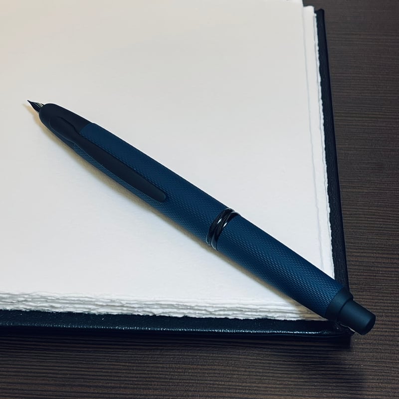 PILOT CAPLESS Deep-Blue ボールペン PILOT Vanishing Point Capless Fountain Pen - Blue