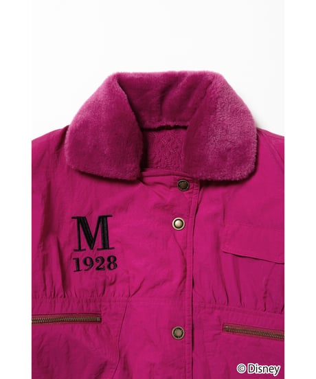 Mickey flight jacket / pink