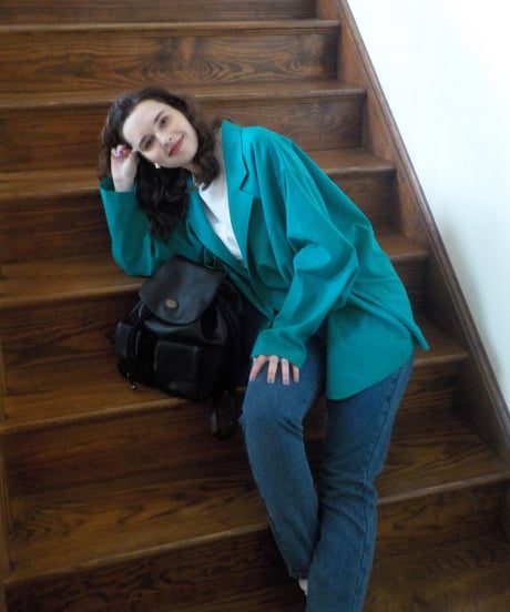 Oversized jacket / green