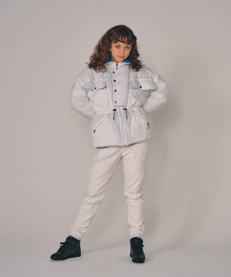 出品いたしますtostalgic clothing Ski jacket / white