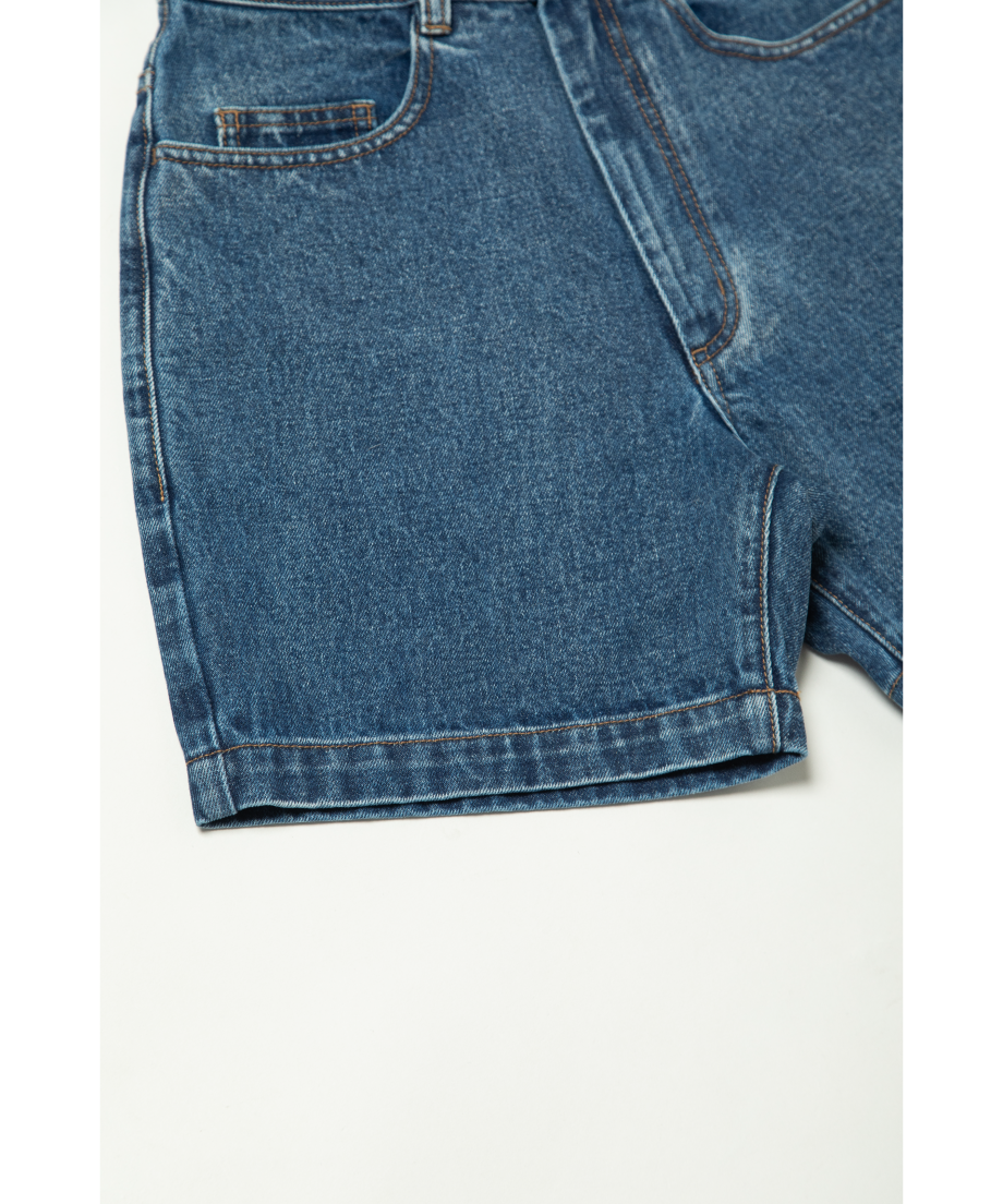 Denim half pants / blue | Tostalgic Clothing Denim half pants / blue | Tostalgic Clothing