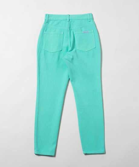 Tostalgic denim pants / blue green