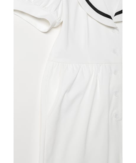 Marine rompers / white