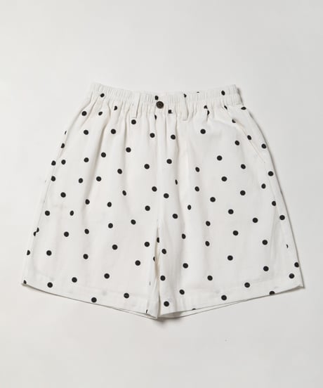 Summer half pants / polka dots