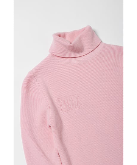 Turtle knit / pastel pink