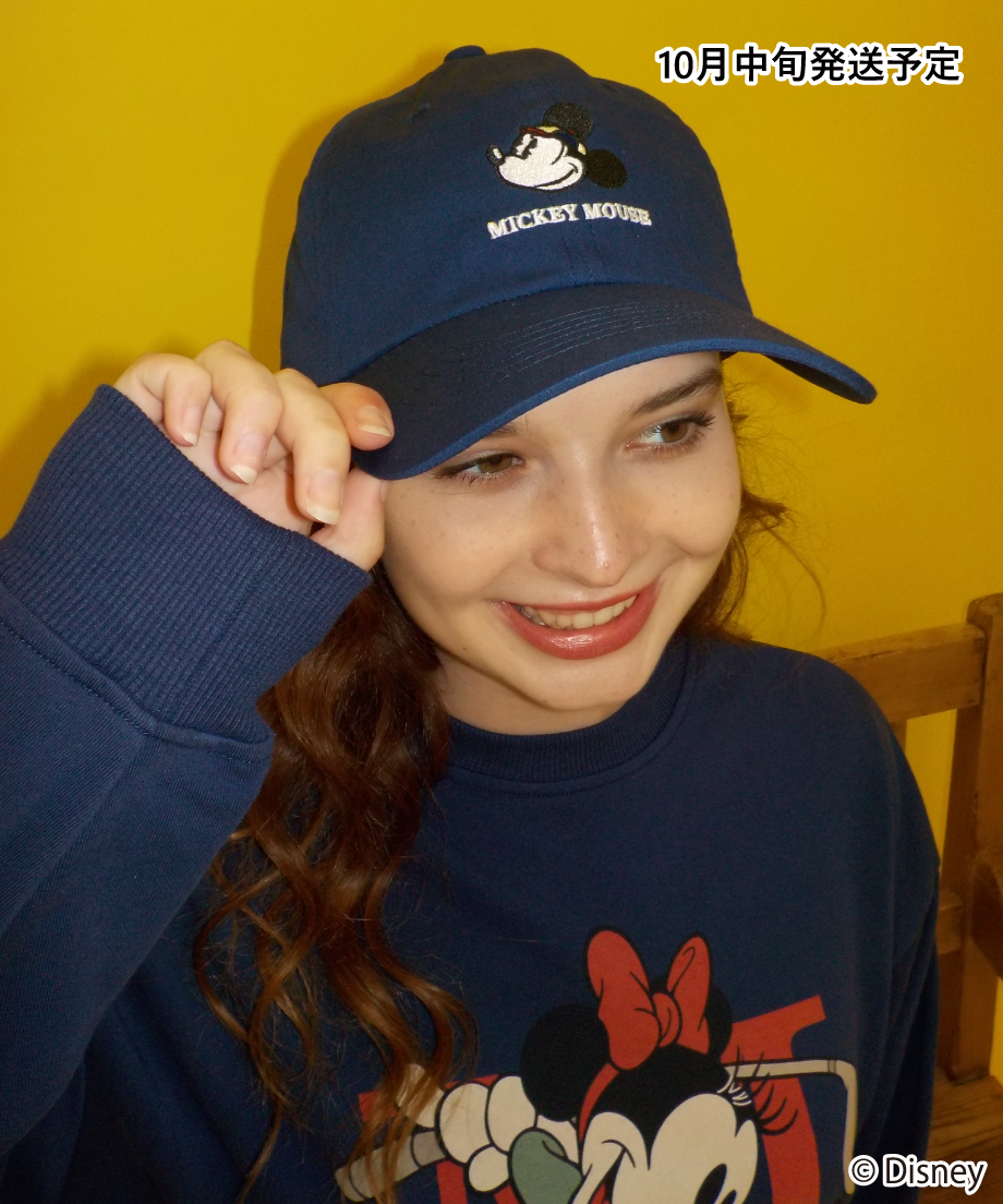Mickey cap / navy［ Shipped in mid-Oct.］ | Tosta