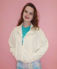 Wind breaker / white yellow