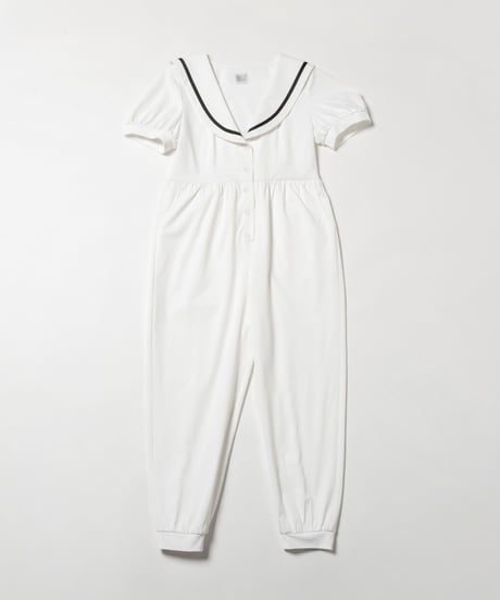 Marine rompers / white